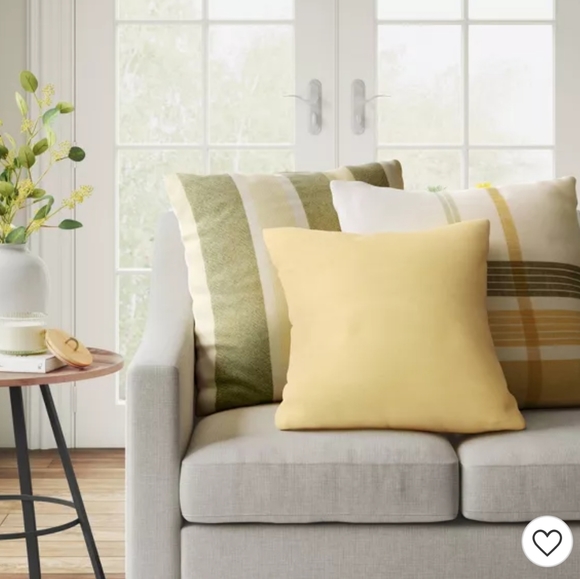 24"x24" Oversized Plaid Square Throw Pillow - Threshold™ - Picture 2 of 4